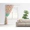 Easter Eggs Curtain With Window and Rod - in Room Matching Pillow