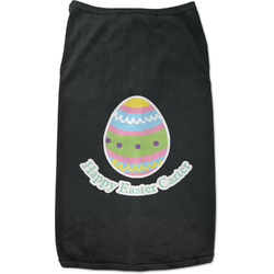 Easter Eggs Black Pet Shirt - 2XL (Personalized)