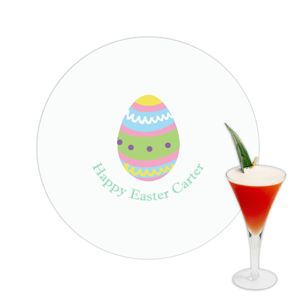 Custom Easter Eggs Printed Drink Topper -  2.5" (Personalized)