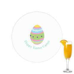 Easter Eggs Printed Drink Topper - 2.15" (Personalized)