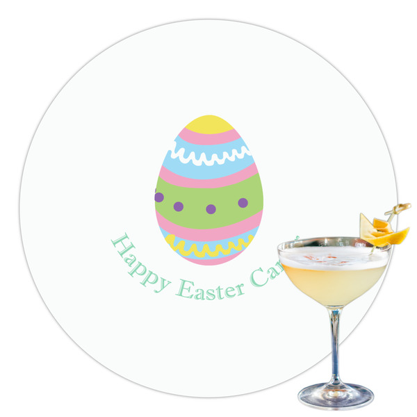 Custom Easter Eggs Printed Drink Topper - 3.5" (Personalized)