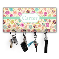 Easter Eggs Key Hanger w/ 4 Hooks w/ Name or Text