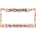 Easter Eggs License Plate Frame - Style B (Personalized)