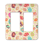 Easter Eggs Rocker Style Light Switch Cover - Two Switch