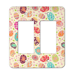 Easter Eggs Rocker Style Light Switch Cover - Two Switch