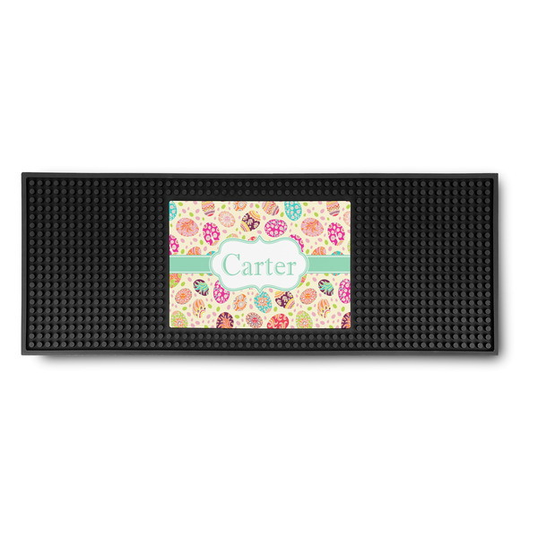 Custom Easter Eggs Rubber Bar Mat (Personalized)