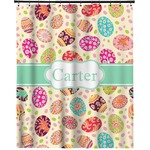 Easter Eggs Extra Long Shower Curtain - 70"x84" (Personalized)