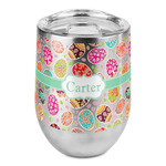 Easter Eggs Stemless Wine Tumbler - Full Print (Personalized)