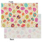 Easter Eggs Tissue Paper - Lightweight - Small - Front & Back