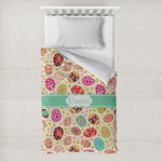 Easter Eggs Toddler Duvet Cover w/ Name or Text