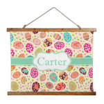 Easter Eggs Wall Hanging Tapestry - Wide (Personalized)