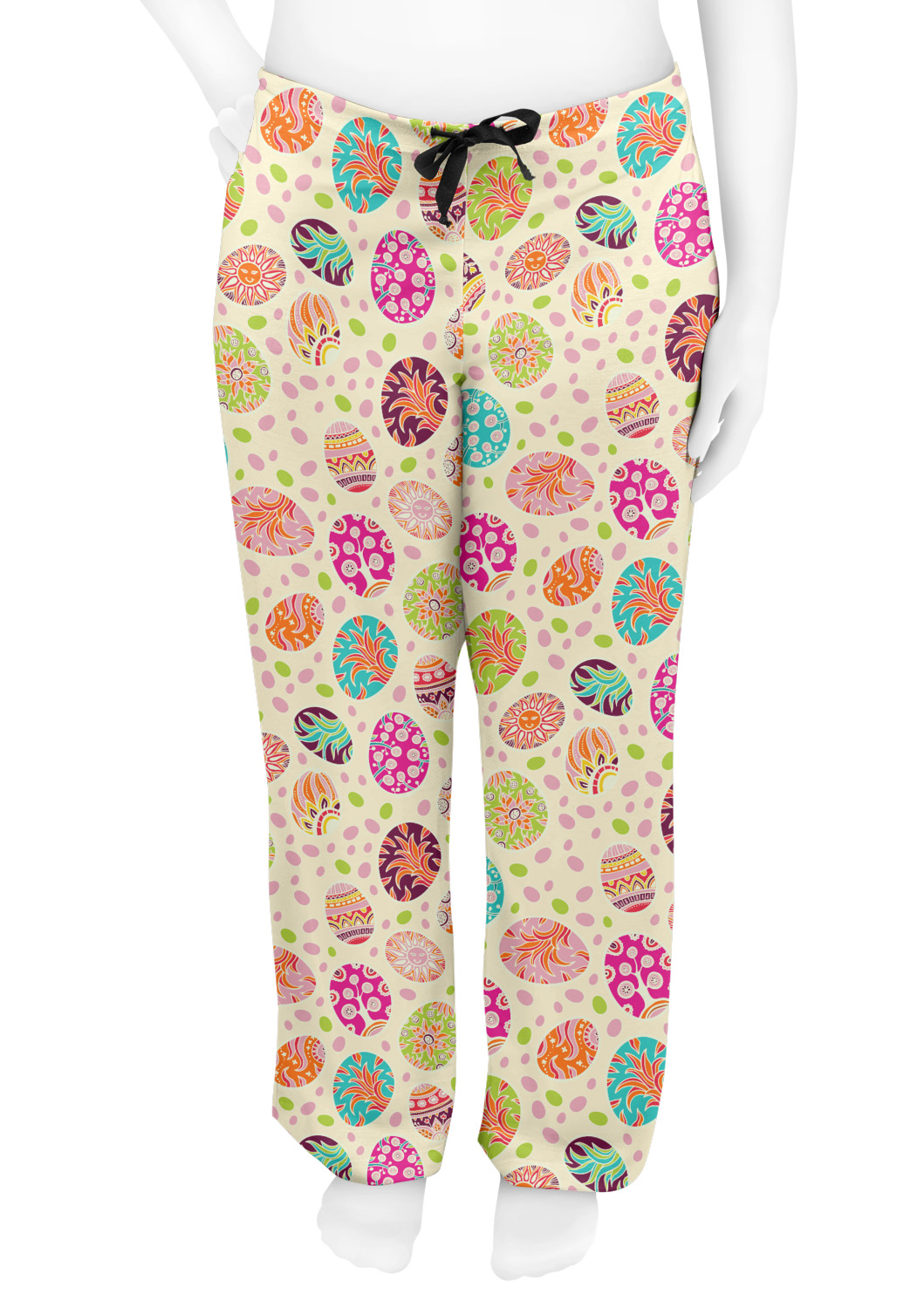 Easter Eggs Womens Pajama Pants - S (Personalized) - YouCustomizeIt