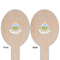 Easter Eggs Wooden Food Pick - Oval - Double Sided - Front & Back