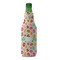 Easter Eggs Zipper Bottle Cooler - FRONT (bottle)