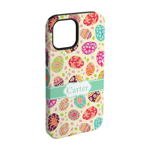 Custom Easter Eggs iPhone Case - Rubber Lined - iPhone 15 (Personalized)