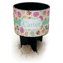 Easter Eggs Black Beach Spiker Drink Holder (Personalized)