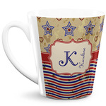 Vintage Stars & Stripes 12 Oz Latte Mug (Personalized)