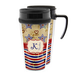 Vintage Stars & Stripes Acrylic Travel Mug (Personalized)