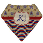 Vintage Stars & Stripes Bandana Bib (Personalized)