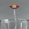 Vintage Stars & Stripes Clear Plastic 7" Stir Stick - Oval - Main