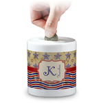 Vintage Stars & Stripes Coin Bank (Personalized)