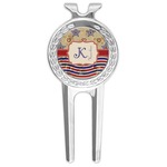 Vintage Stars & Stripes Golf Divot Tool & Ball Marker (Personalized)