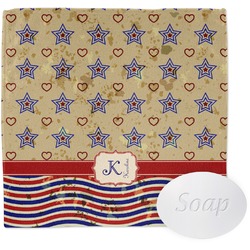 Vintage Stars & Stripes Washcloth (Personalized)