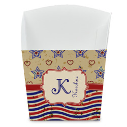 Vintage Stars & Stripes French Fry Favor Boxes (Personalized)