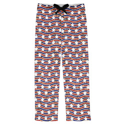 Vintage Stars & Stripes Mens Pajama Pants - XS