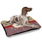 Vintage Stars & Stripes Outdoor Dog Beds - Large - IN CONTEXT