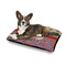 Vintage Stars & Stripes Outdoor Dog Beds - Medium - IN CONTEXT