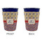 Vintage Stars & Stripes Party Cup Sleeves - without bottom - Approval