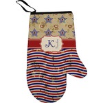 Vintage Stars & Stripes Oven Mitt (Personalized)