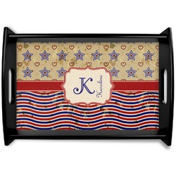 Vintage Stars & Stripes Wooden Tray (Personalized)