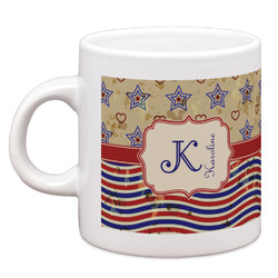 Vintage Stars & Stripes Espresso Cup (Personalized)