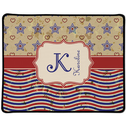 Vintage Stars & Stripes Large Gaming Mouse Pad - 12.5" x 10" (Personalized)
