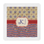 Vintage Stars & Stripes Decorative Paper Napkins (Personalized)