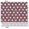 Vintage Stars & Stripes Tissue Paper - Lightweight - Medium - Front & Back