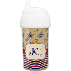 Vintage Stars & Stripes Sippy Cup (Personalized)