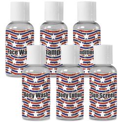 Vintage Stars & Stripes Travel Bottles (Personalized)