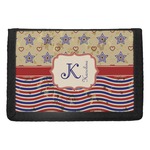 Vintage Stars & Stripes Trifold Wallet (Personalized)