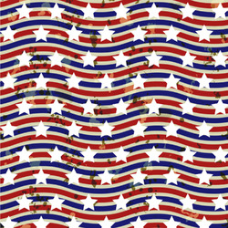 Vintage Stars & Stripes Wallpaper & Surface Covering (Water Activated 24"x 24" Sample)