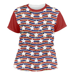 Vintage Stars & Stripes Women's Crew T-Shirt - Medium