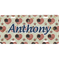 Americana Front License Plate (Personalized)