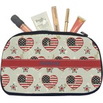 Americana Makeup / Cosmetic Bag - Medium (Personalized)