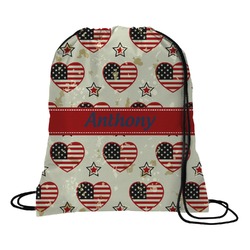 Americana Drawstring Backpack - Medium (Personalized)