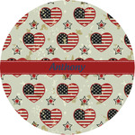 Americana Multipurpose Round Labels - 1" (Personalized)