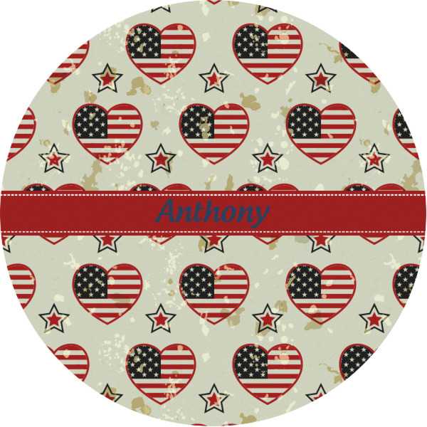 Custom Americana Multipurpose Round Labels - 1" (Personalized)