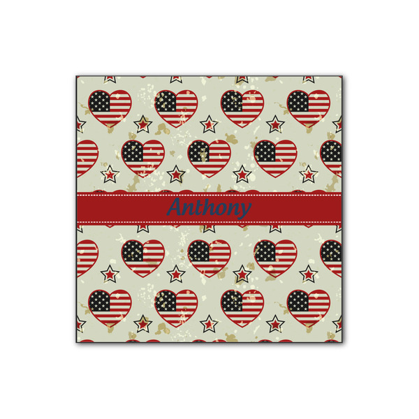 Custom Americana Wood Print - 12x12 (Personalized)