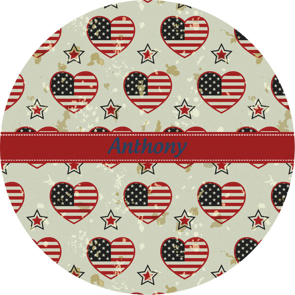 Custom Americana Multipurpose Round Labels - 2" (Personalized)